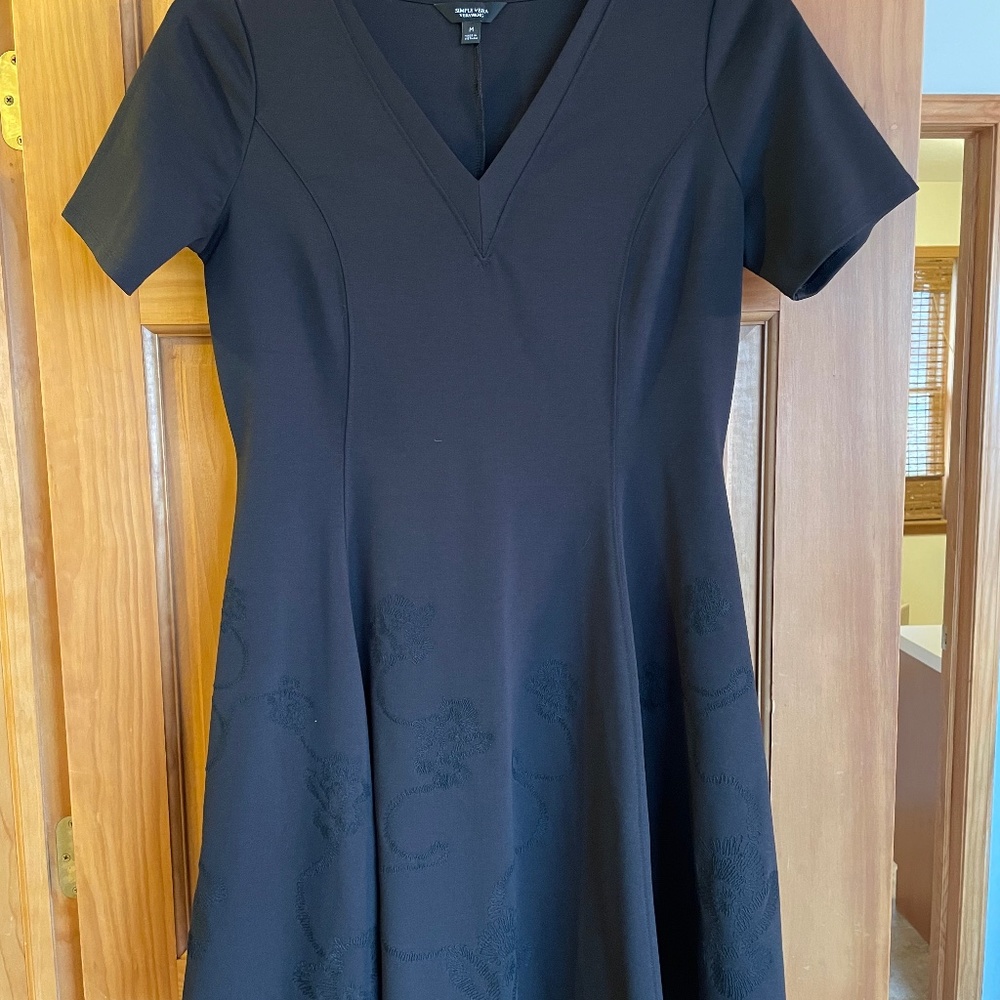 Vera Wang jersey dress